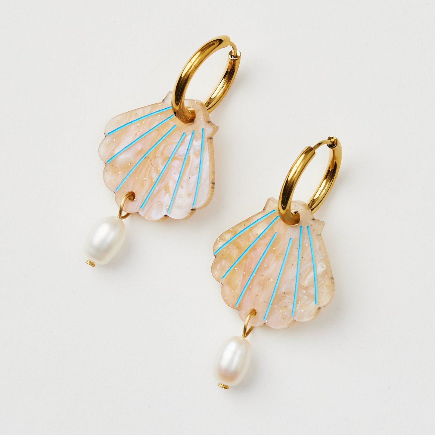 Shell + Pearl - Gold