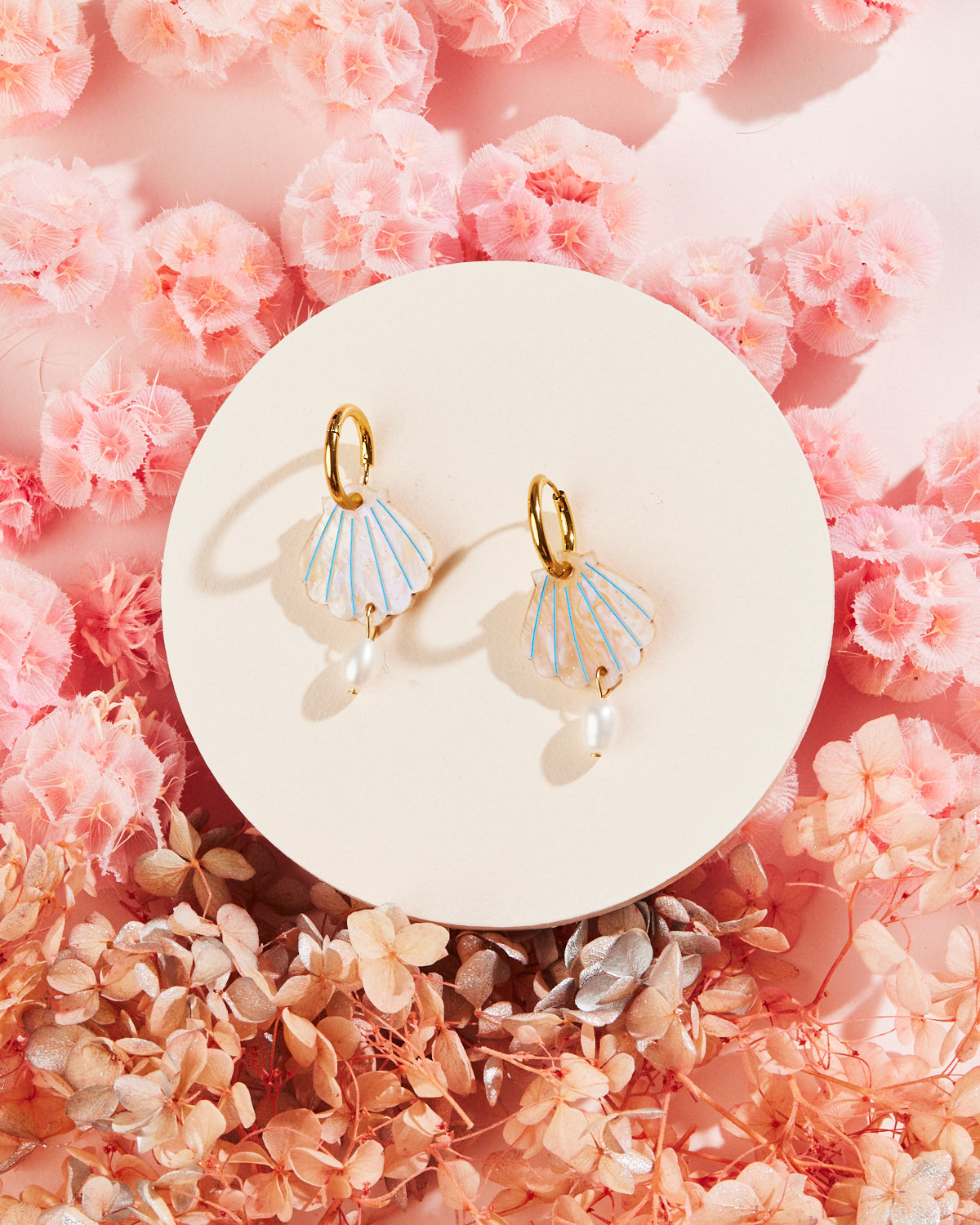 Shell + Pearl - Gold