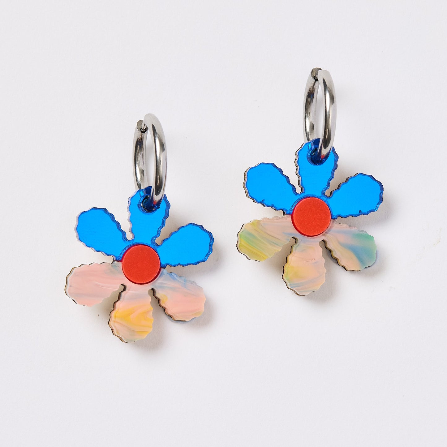 Daisy Huggies - Blue/ Peach Watercolour