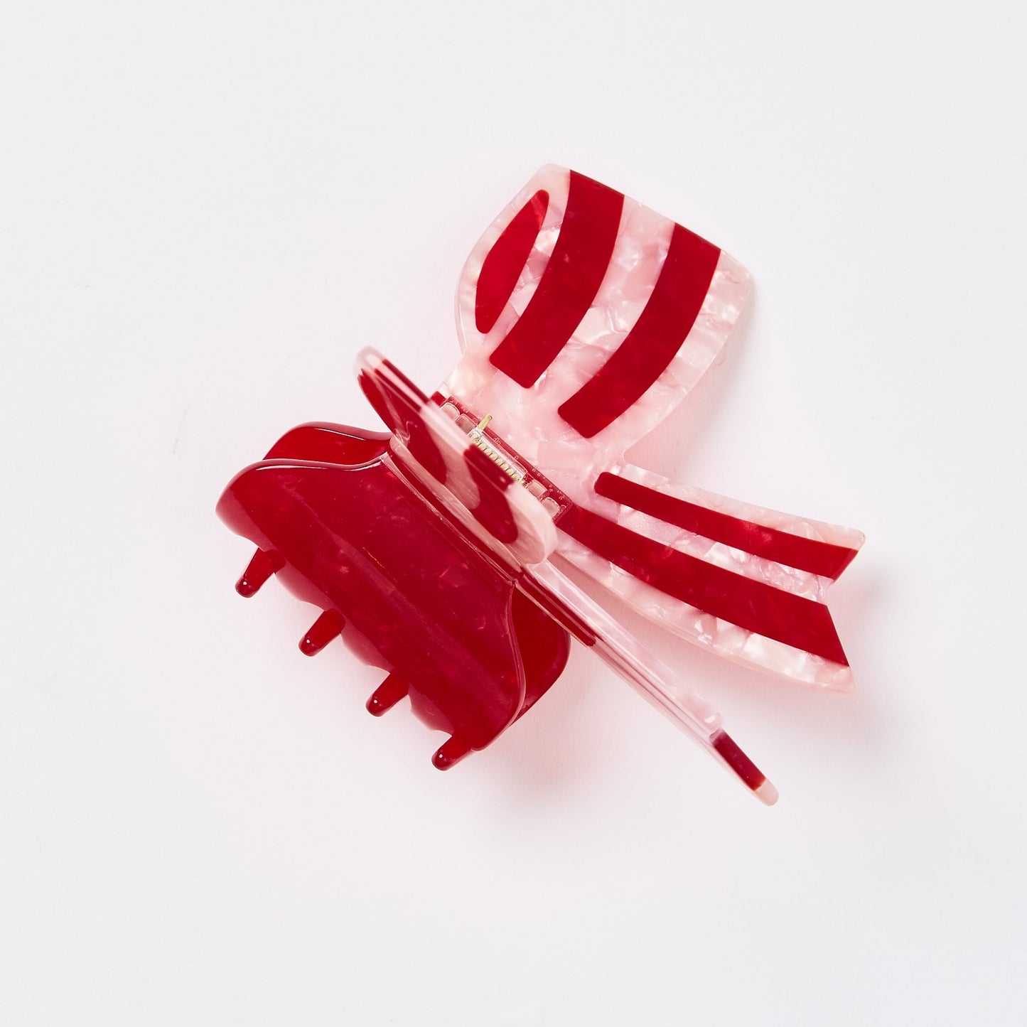 Bow Hair Clip - Red