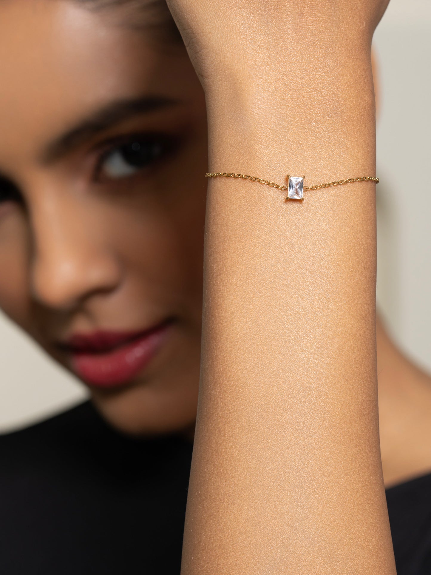 Baguette Bracelet - 18K Gold Plated