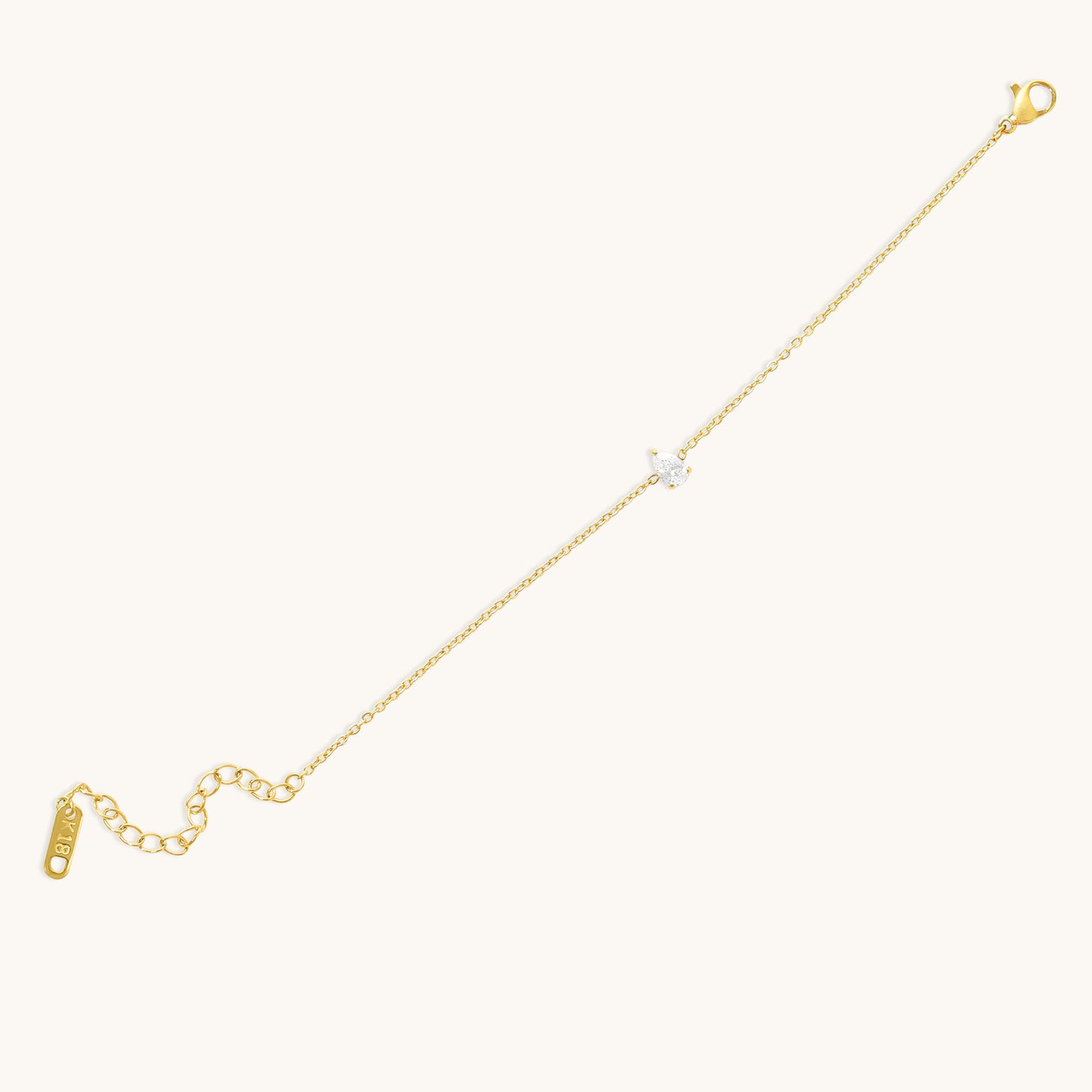 Pear Bracelet - 18K Gold Plated