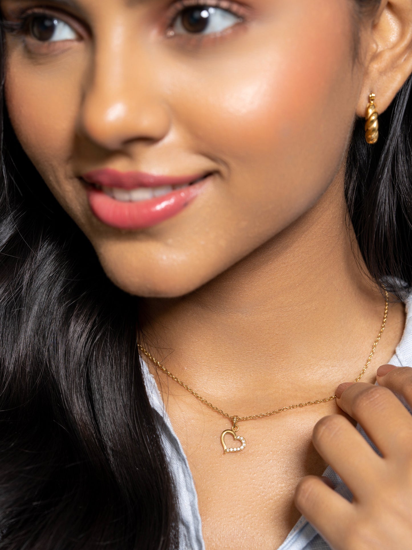 Aldora Necklace- 18K Gold Plated