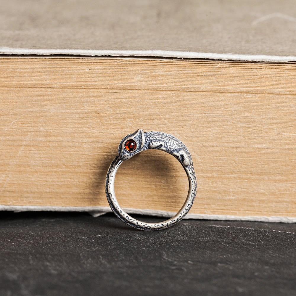 Lizard Gemstone Ring