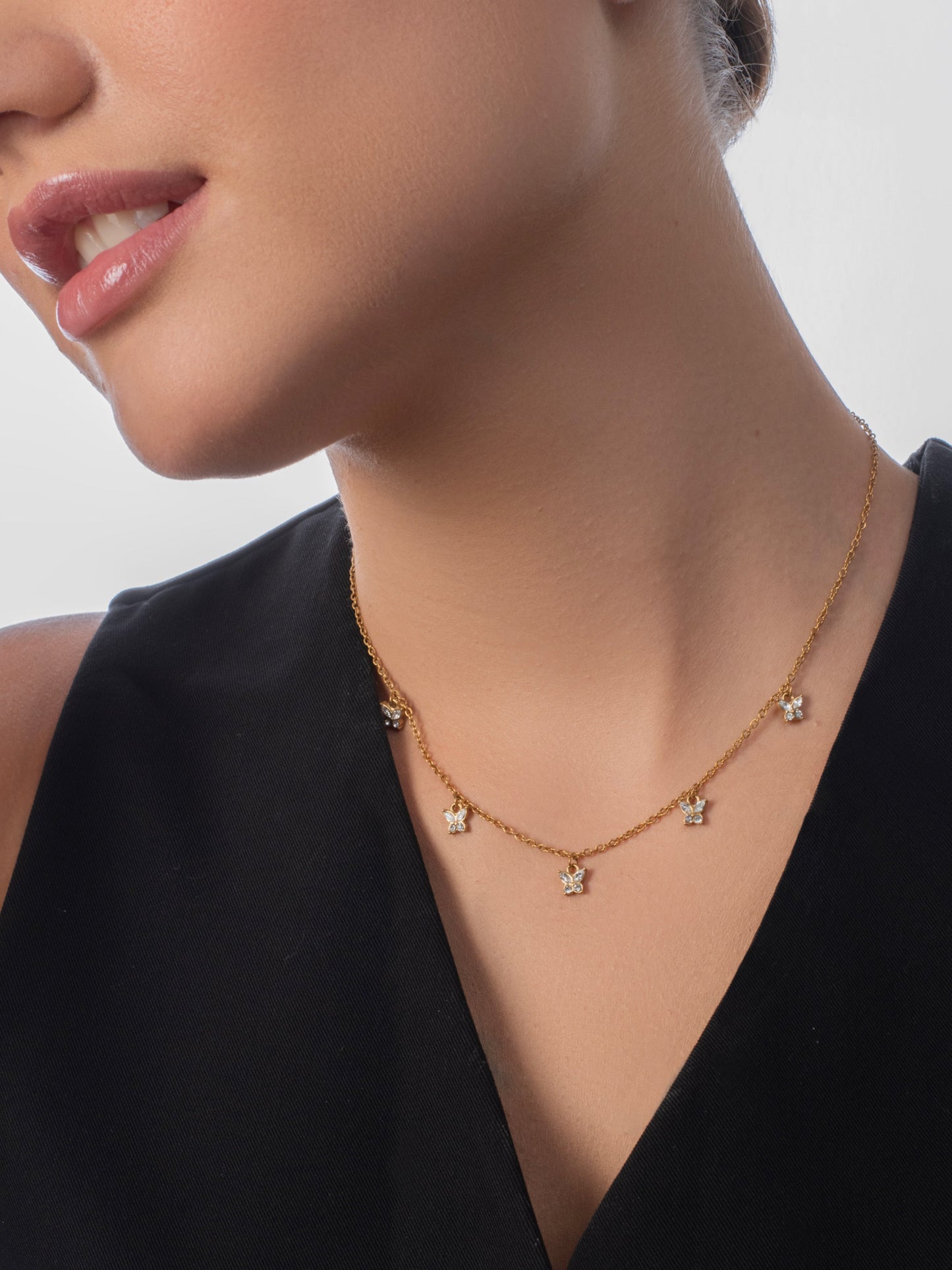 Blair Butterfly Necklace -18K Gold plated