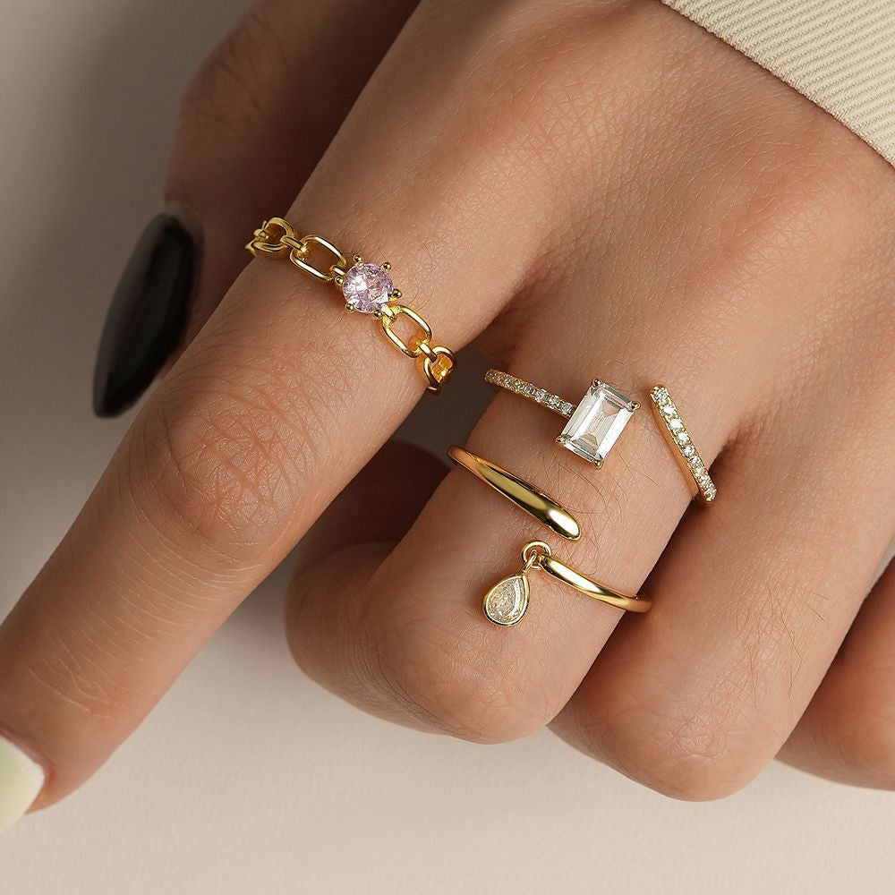 Niche design diamond ring series
