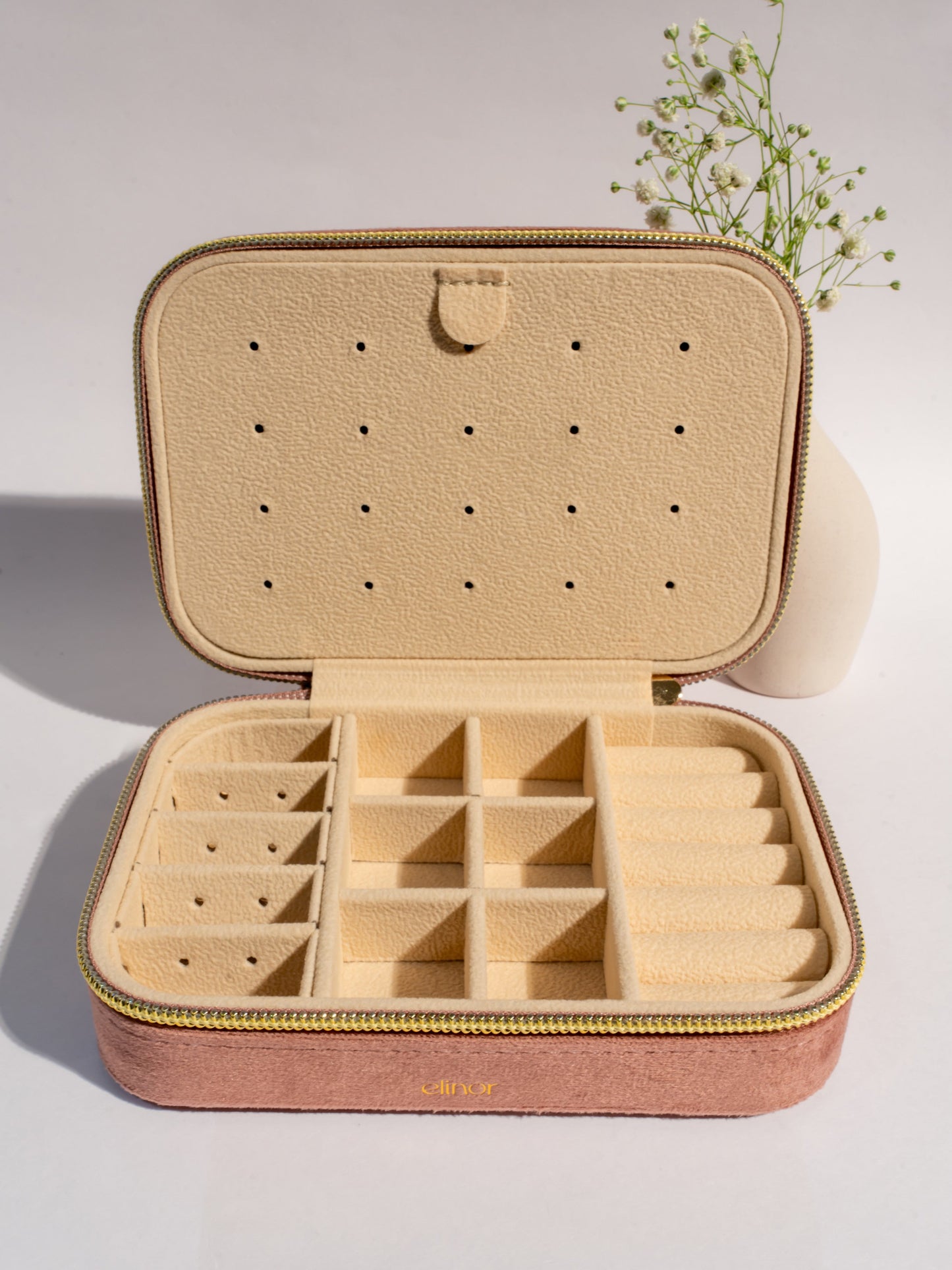 Noa Jewellery Organiser Box - Pink