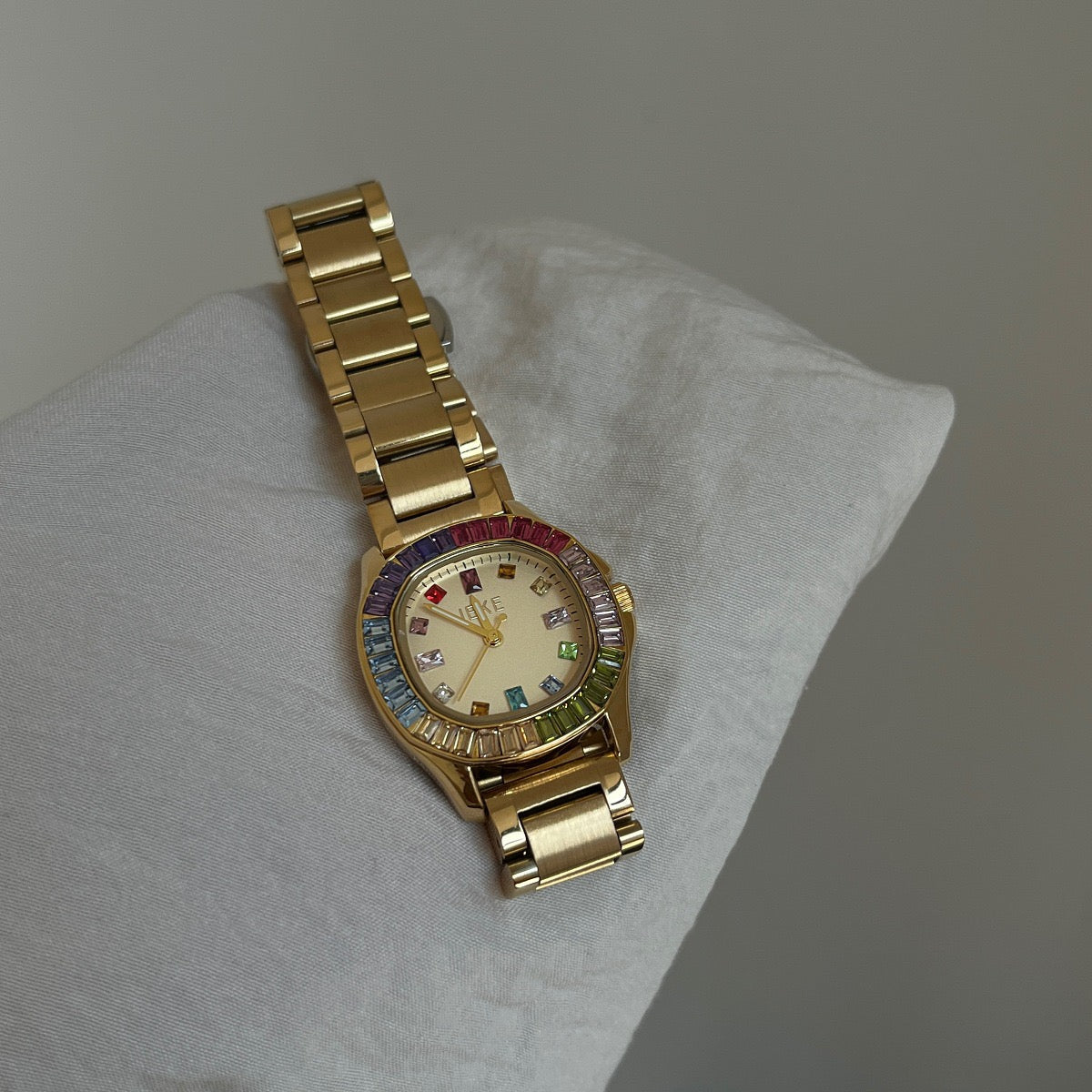 Rainbow Colorway Crystal Watch