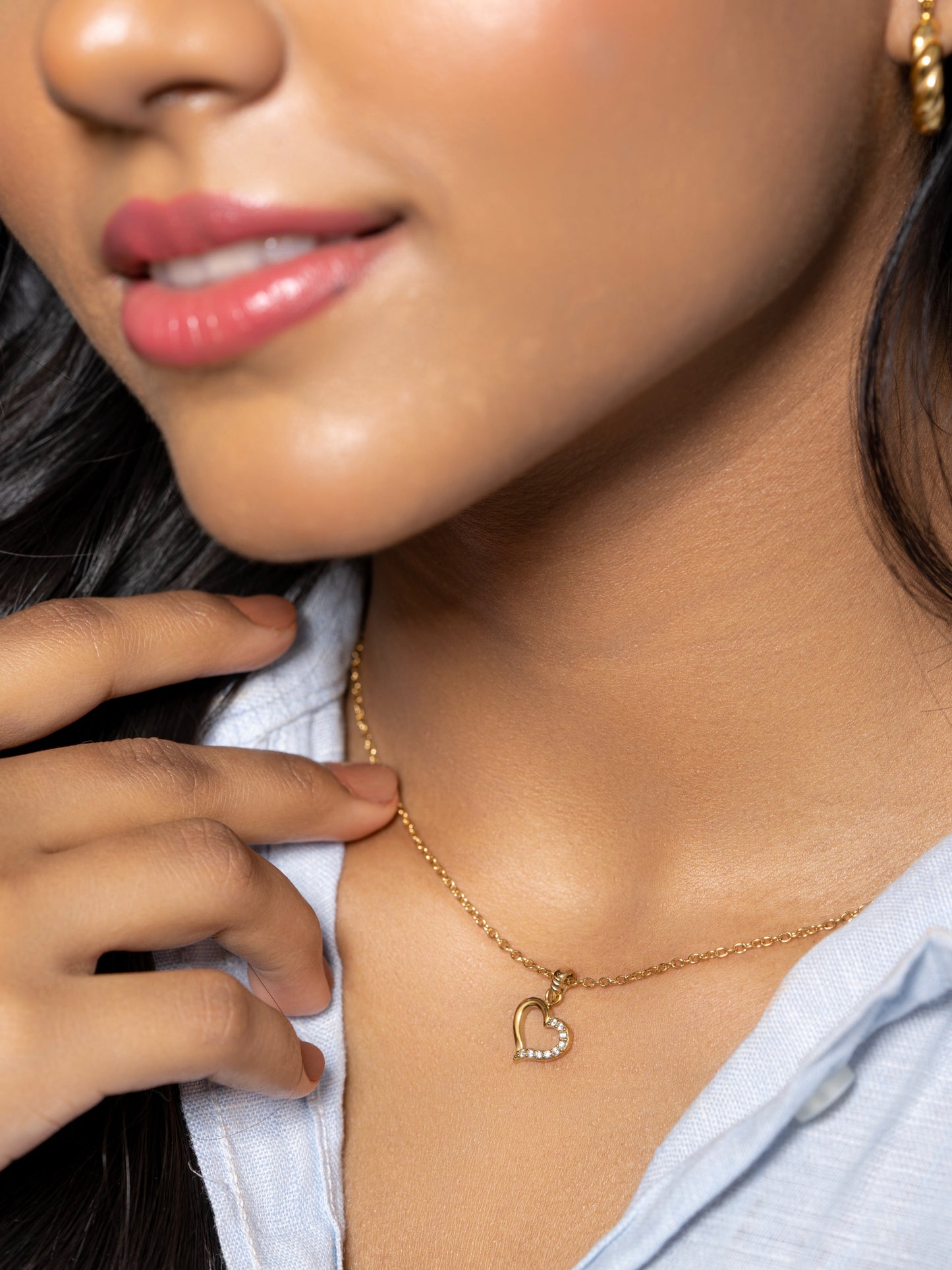 Aldora Necklace- 18K Gold Plated