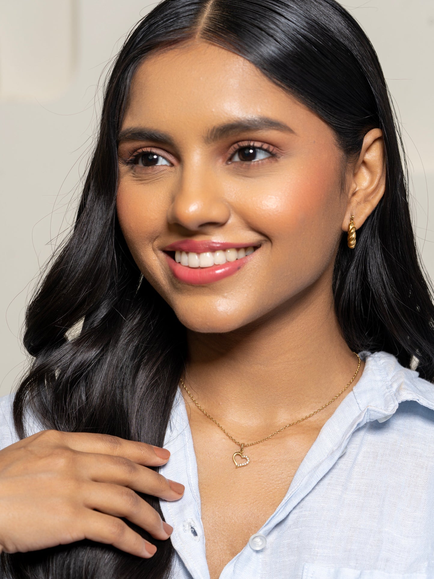 Aldora Necklace- 18K Gold Plated