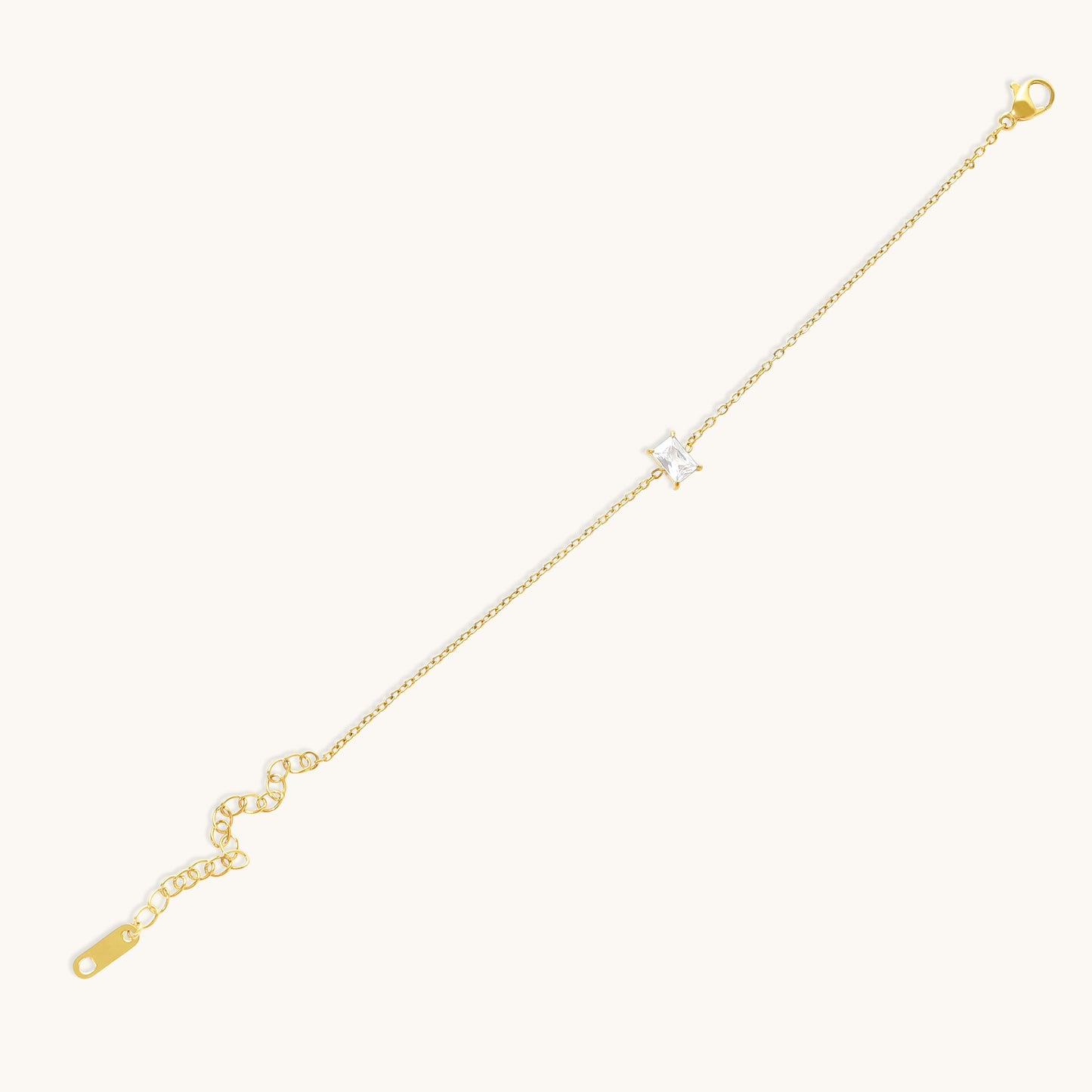 Baguette Bracelet - 18K Gold Plated