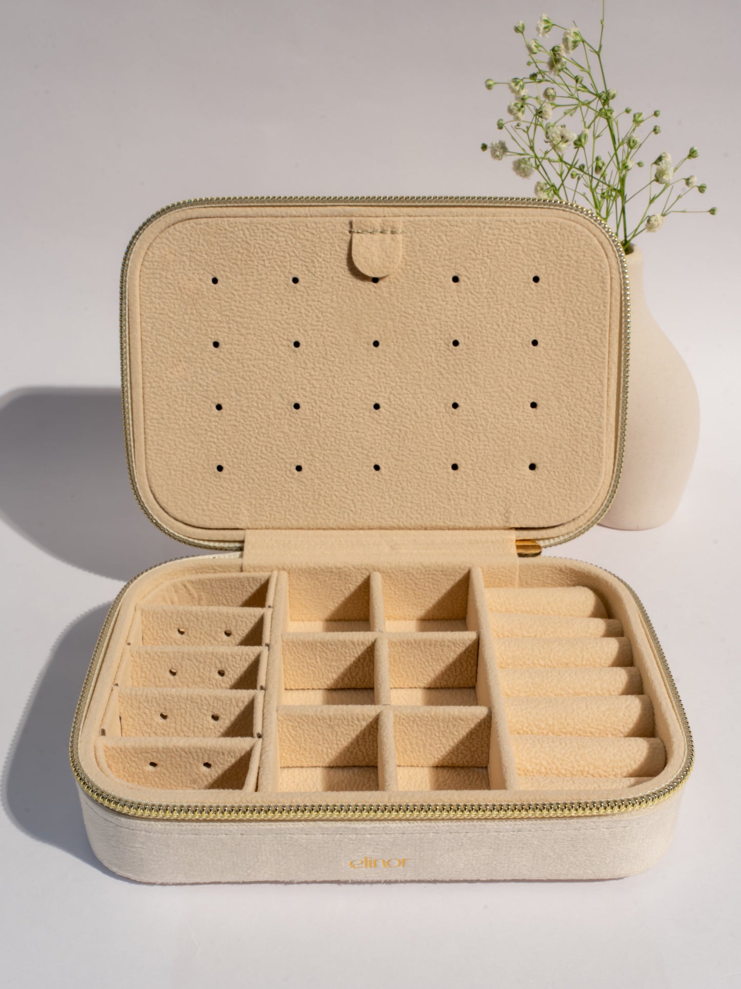 Noa Jewellery Organiser Box - White