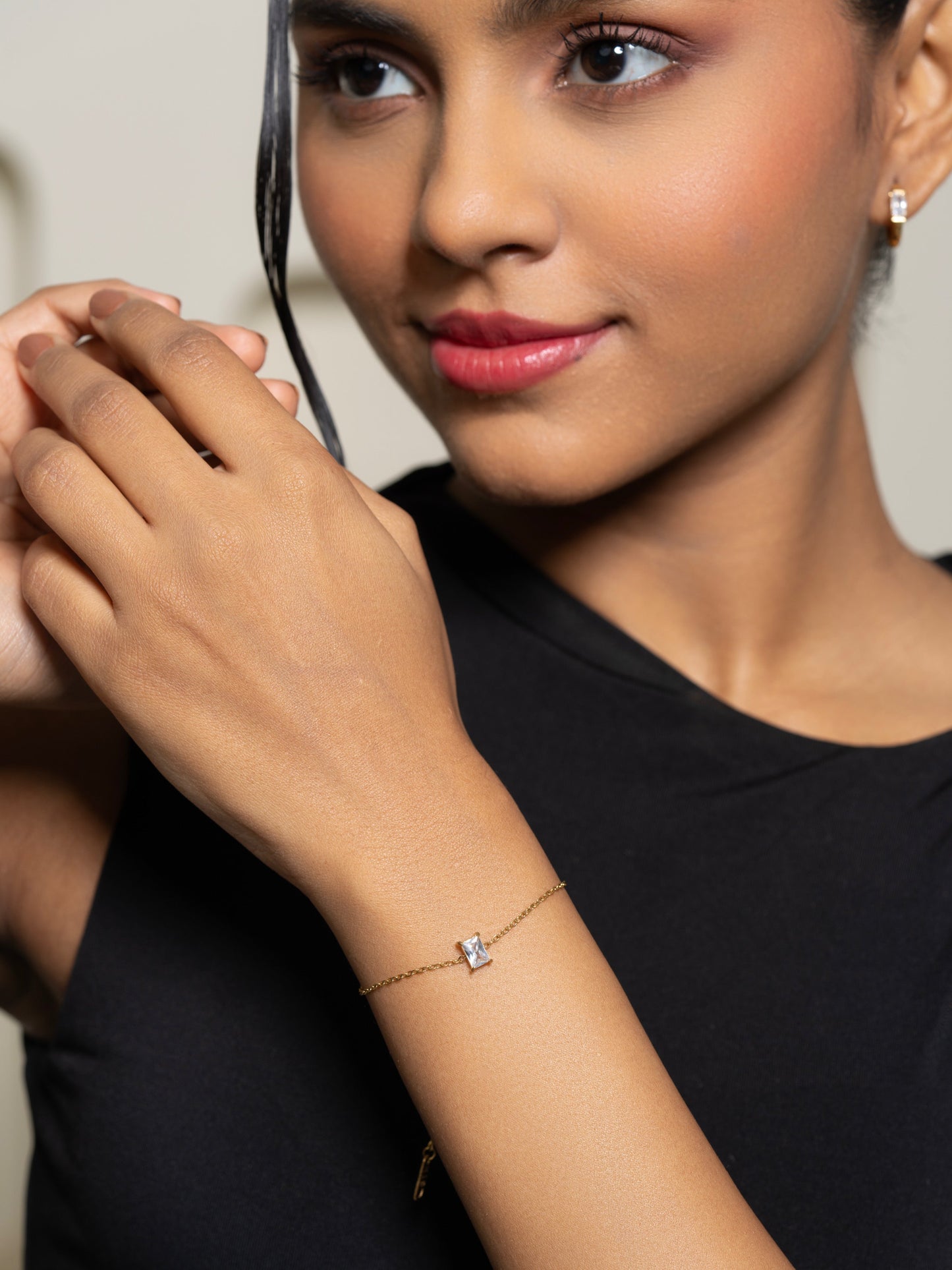 Baguette Bracelet - 18K Gold Plated