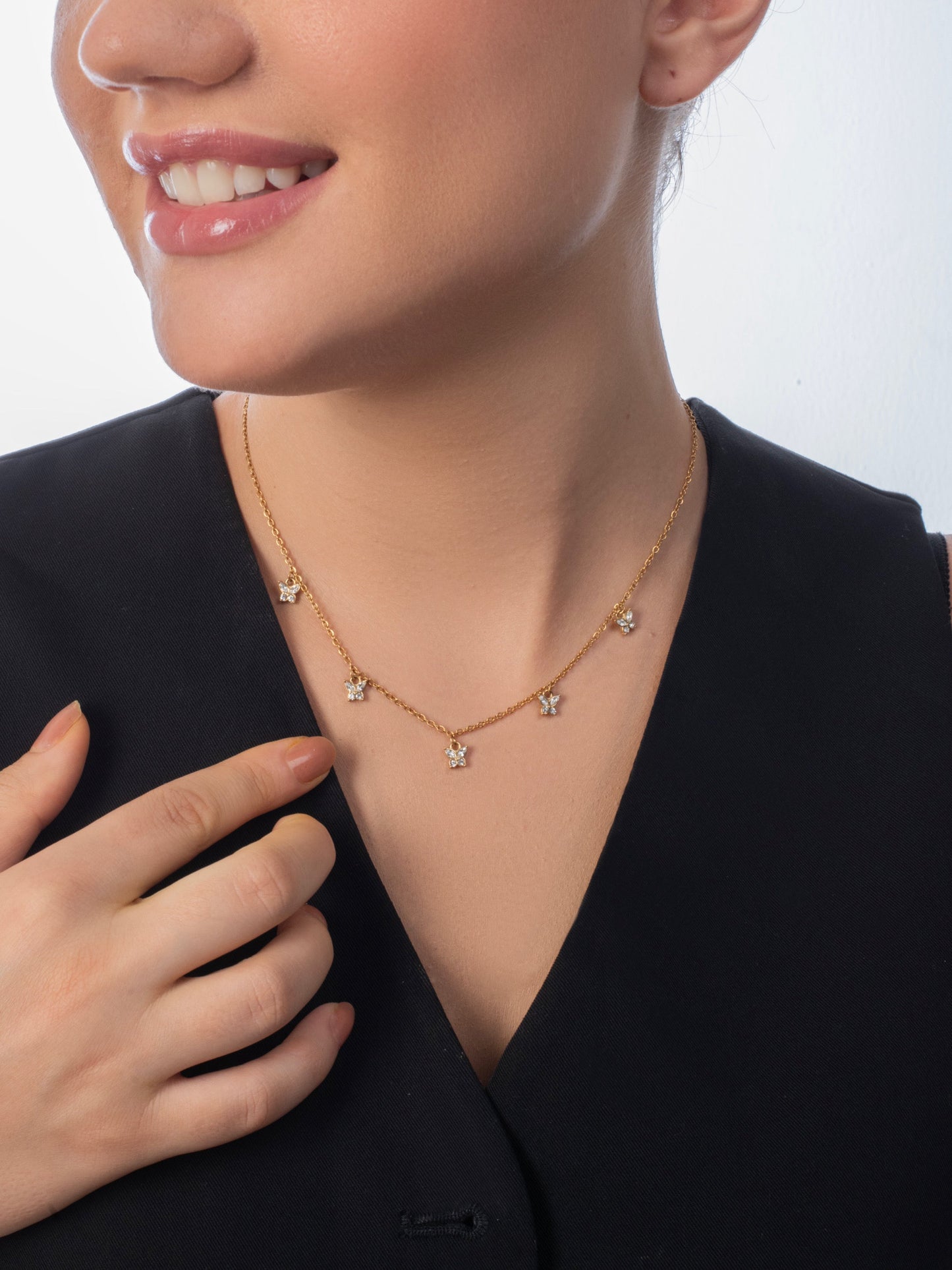 Blair Butterfly Necklace -18K Gold plated