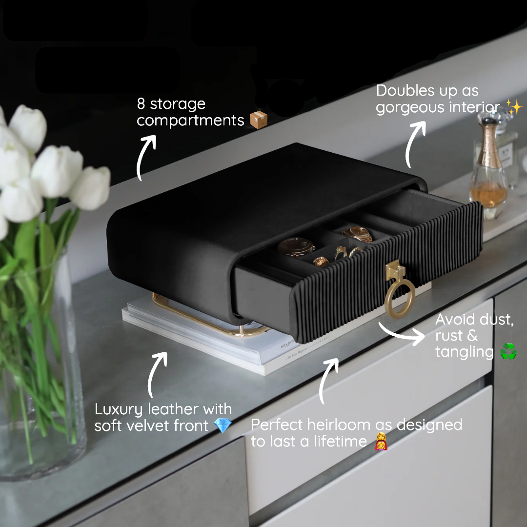 Sofia Jewelry Box - Noir