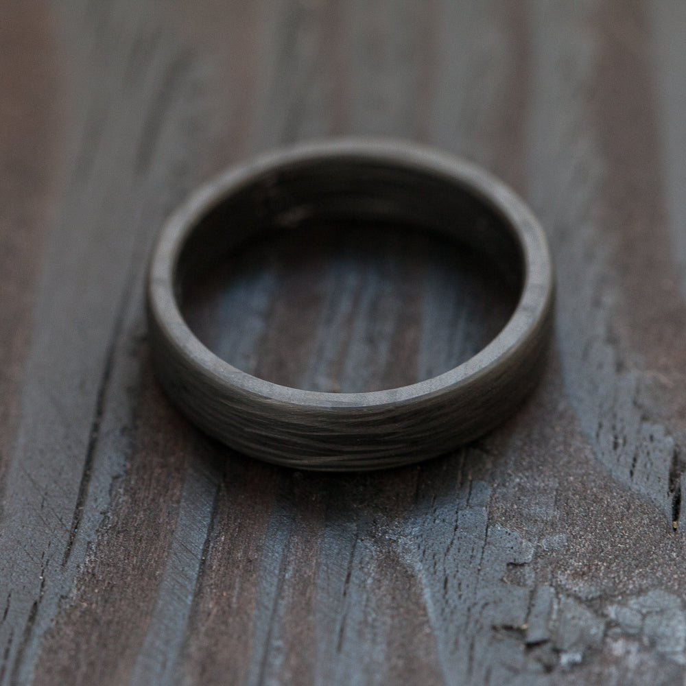 Handcrafted carbon rings