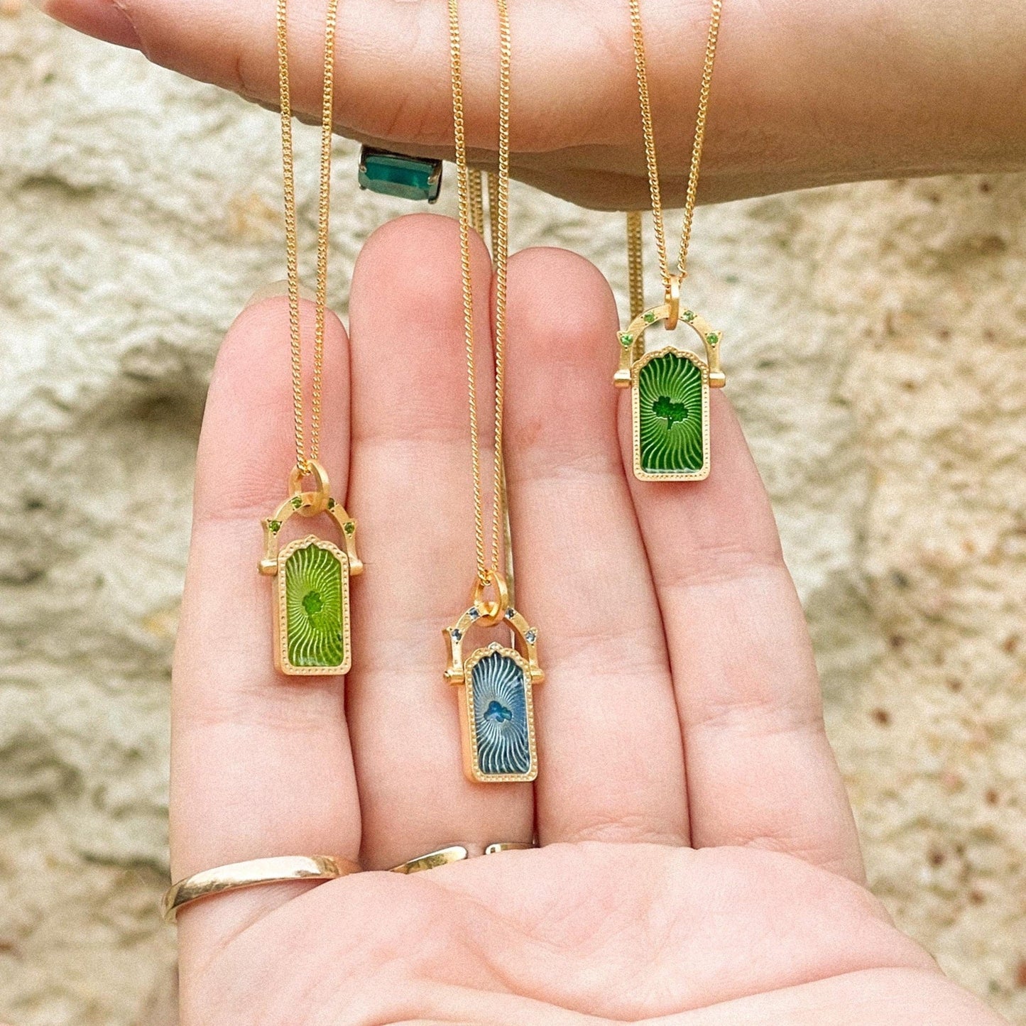 Tarot Color Lucky Necklace