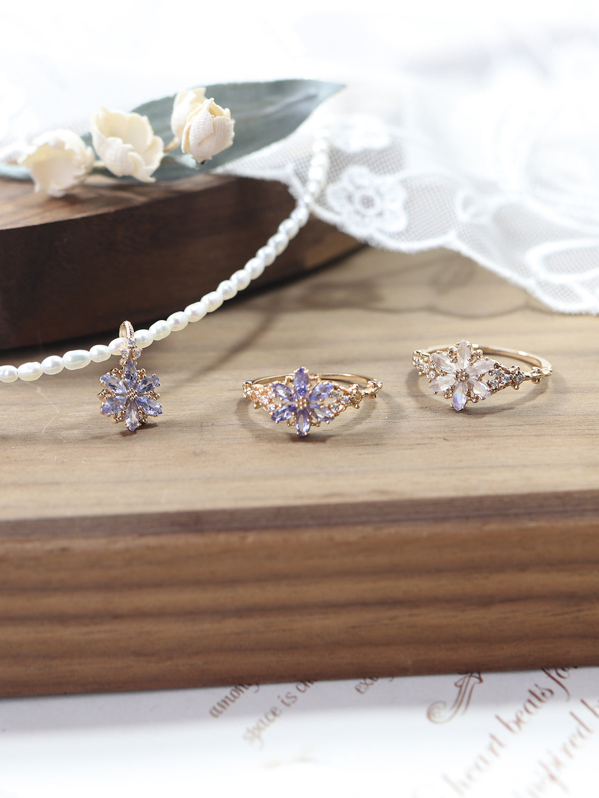 Snowflake Moonlight Tanzanite Series