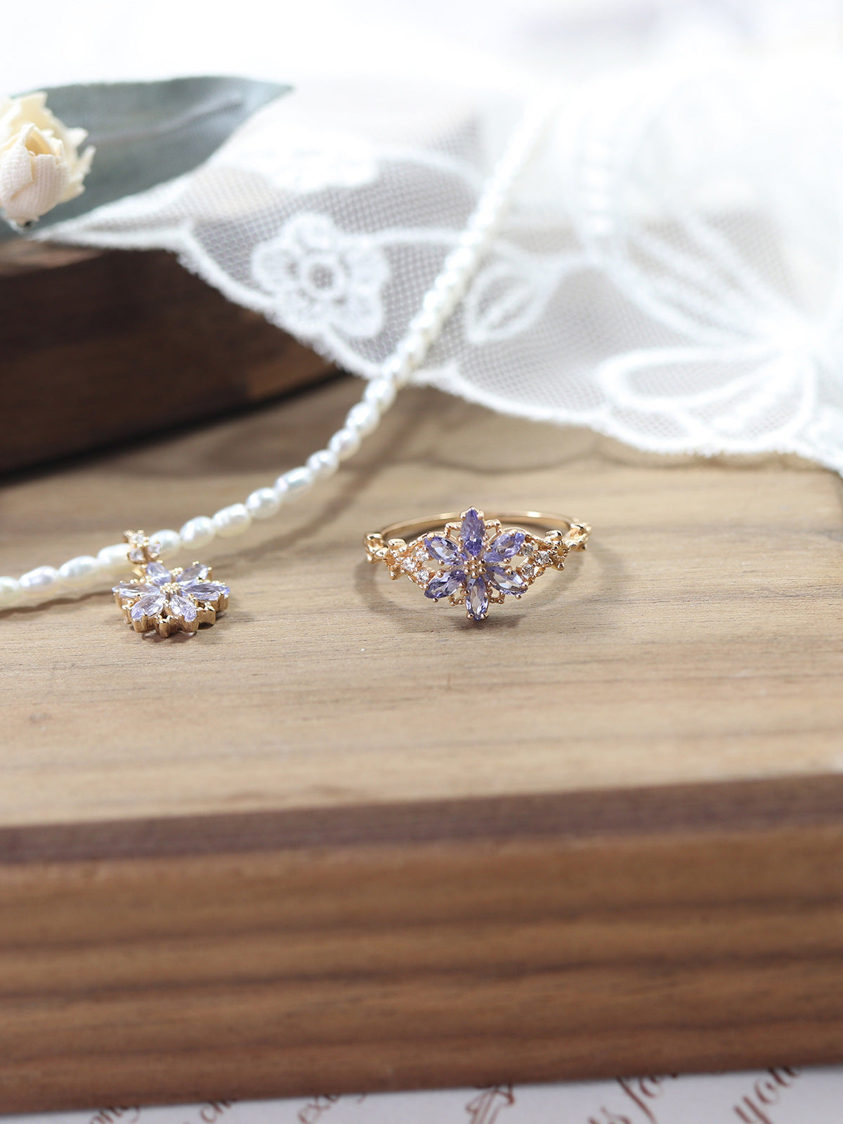 Snowflake Moonlight Tanzanite Series