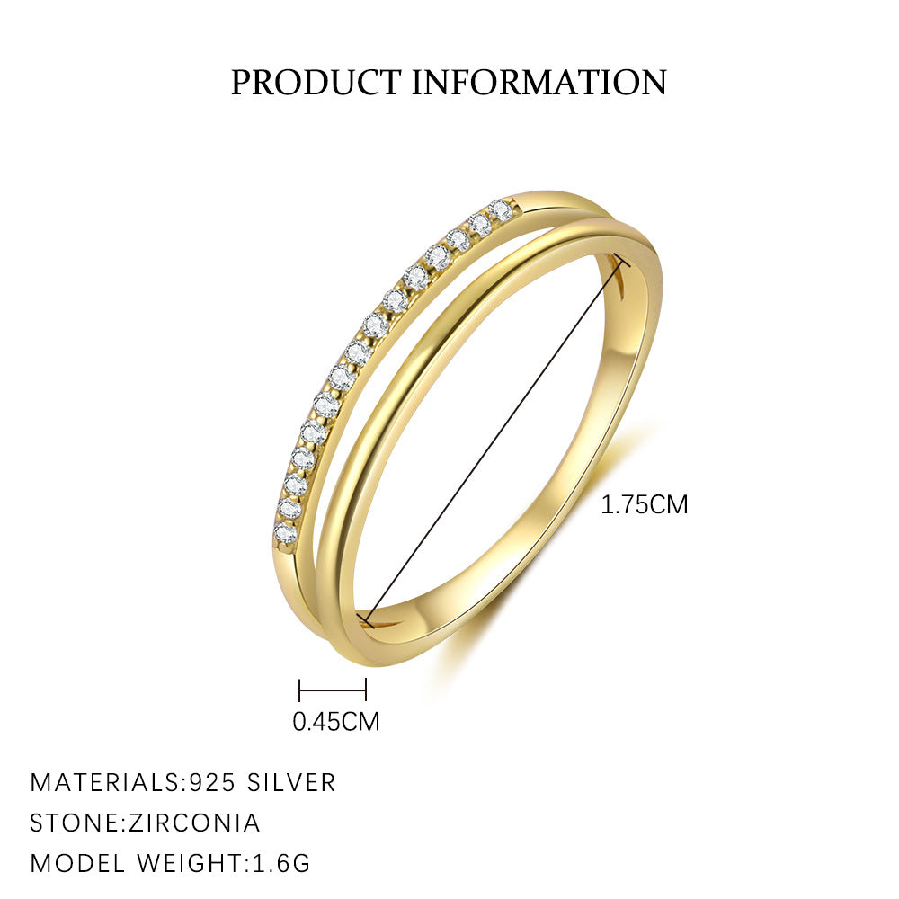 Niche design diamond ring series