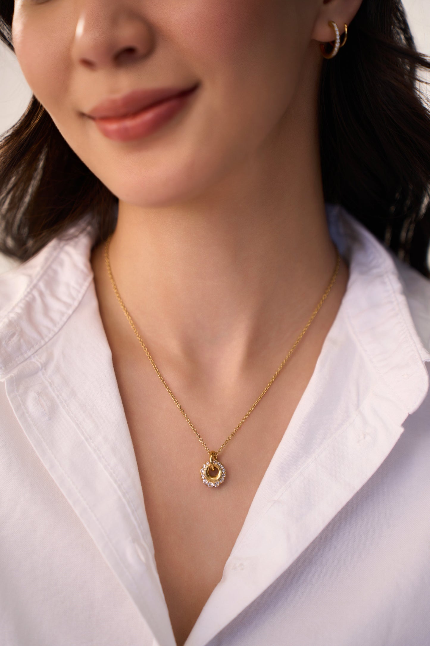 Lenora Necklace - 18K Gold Plated