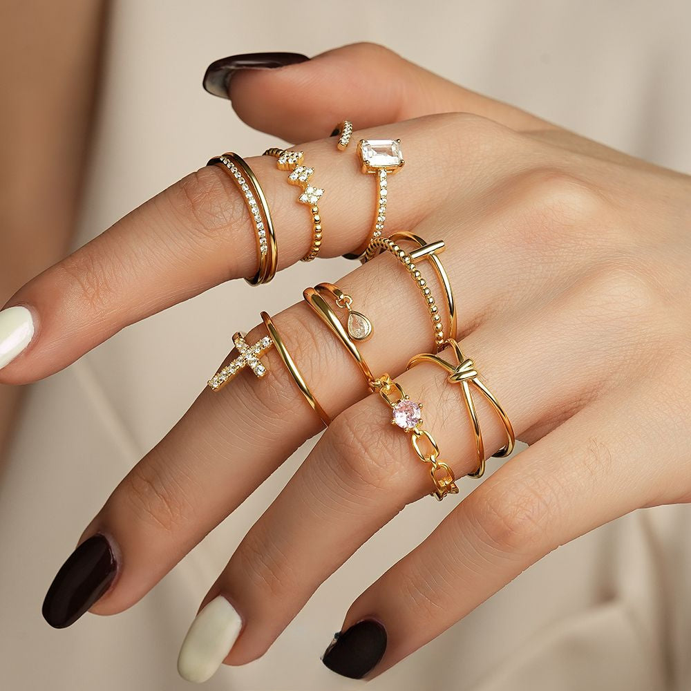 Niche design diamond ring series