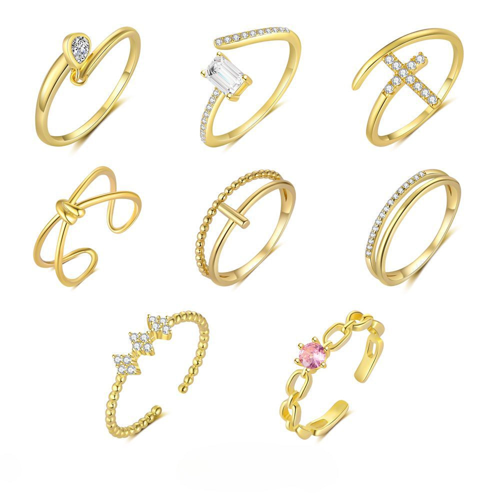 Niche design diamond ring series