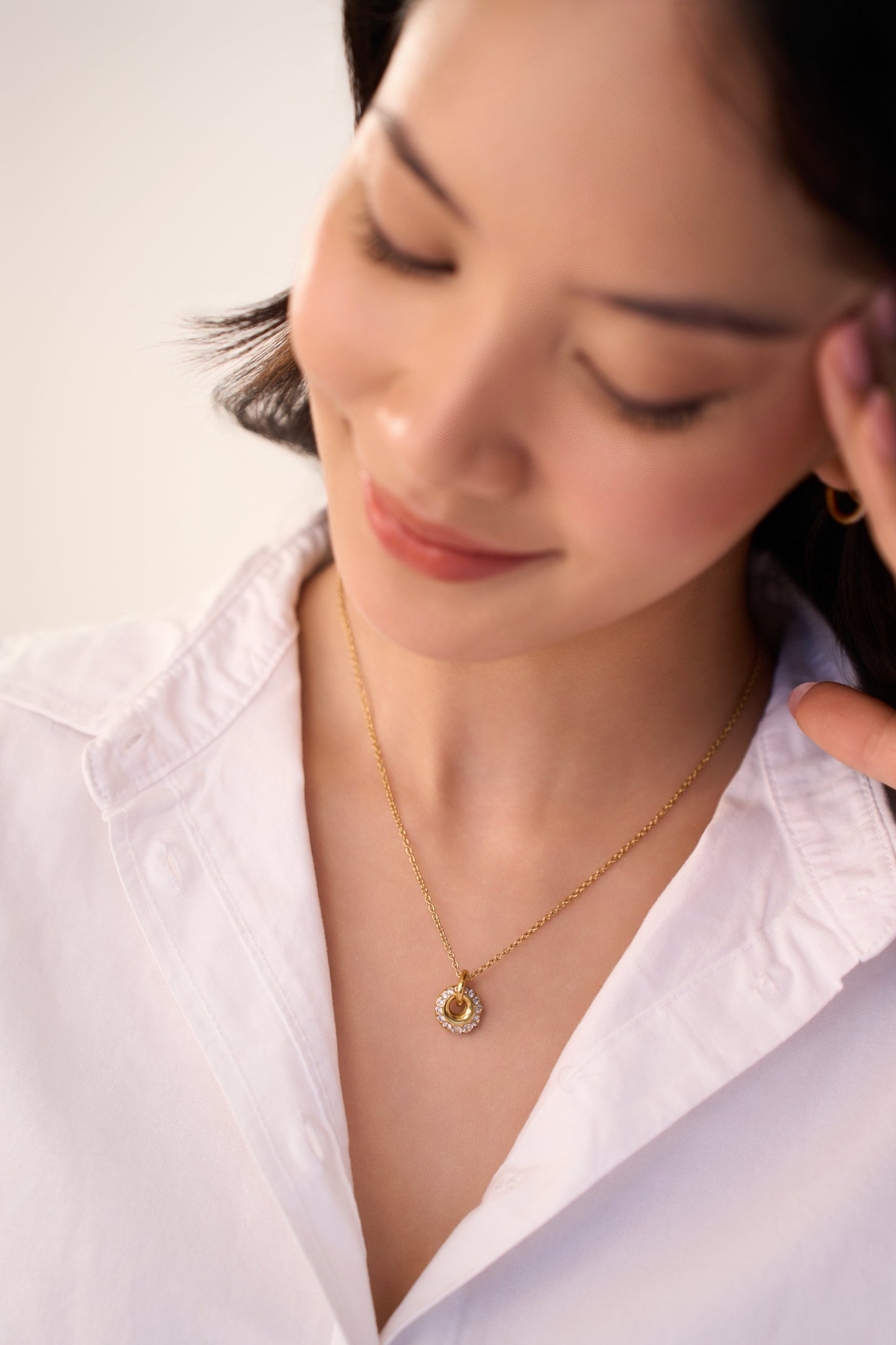 Lenora Necklace - 18K Gold Plated