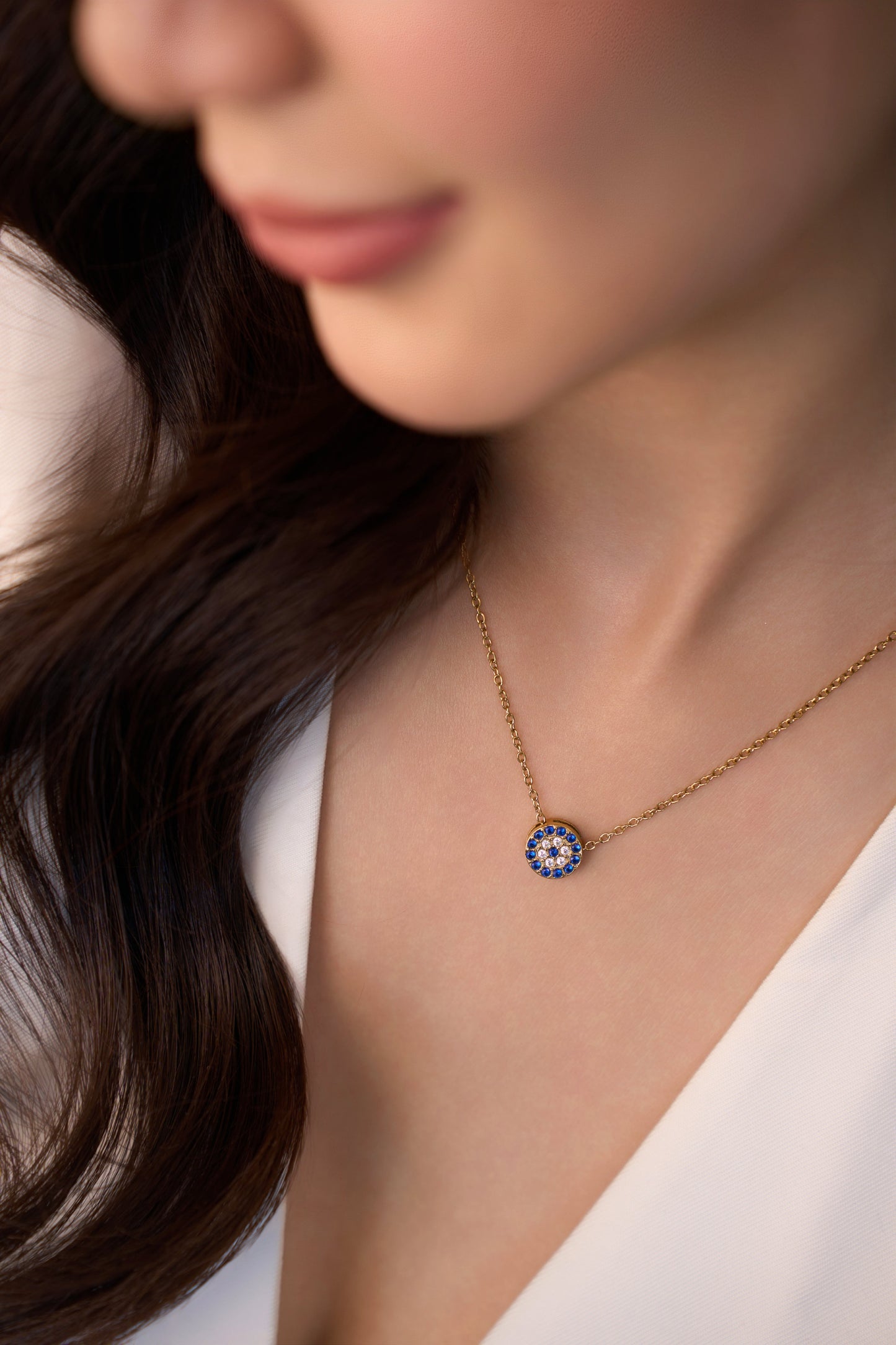 Nazar Necklace - 18K Gold Plated