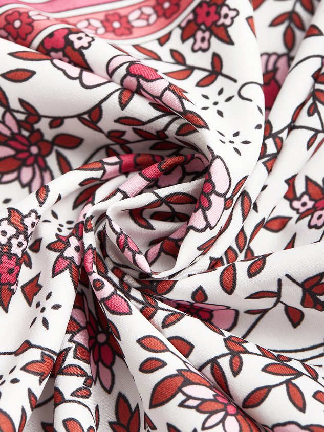 5 Farben Sommer Bohemien Stil V-Ausschnitt Sexy Print Weberei Kleid
