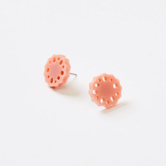 Lacey Studs - Pink
