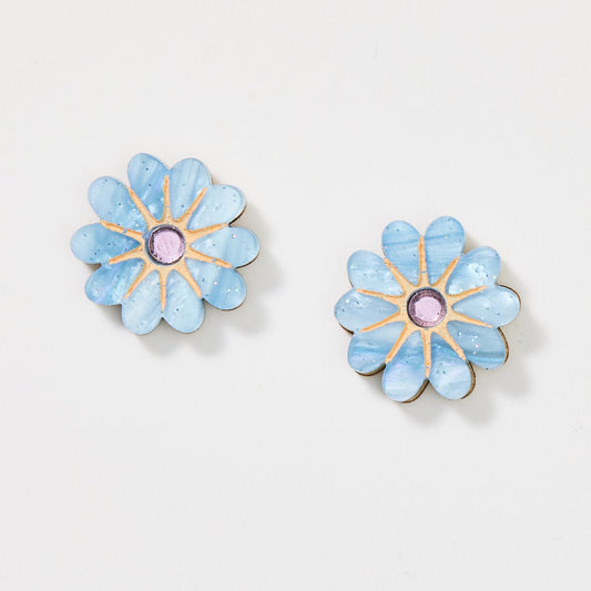 Vera Earrings - Blue / Lilac