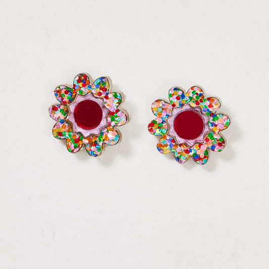 Daphne Studs - Rainbow