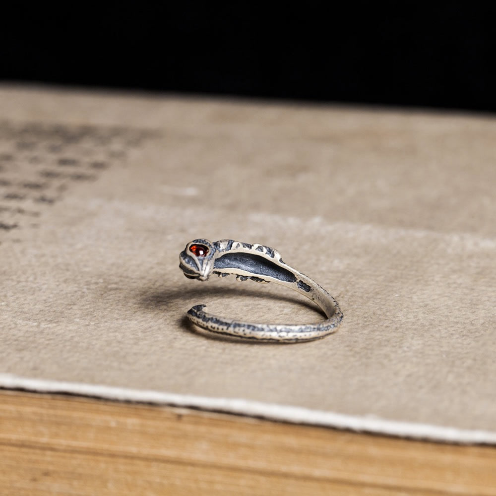 Lizard Gemstone Ring