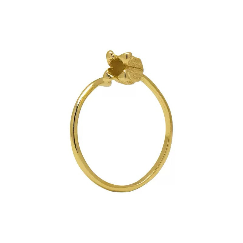 Charming Tulip - inspired Gold Ring