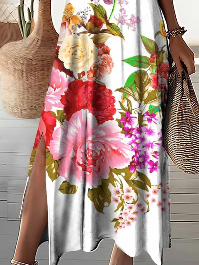 JFN Loose Elegant Floral Dress