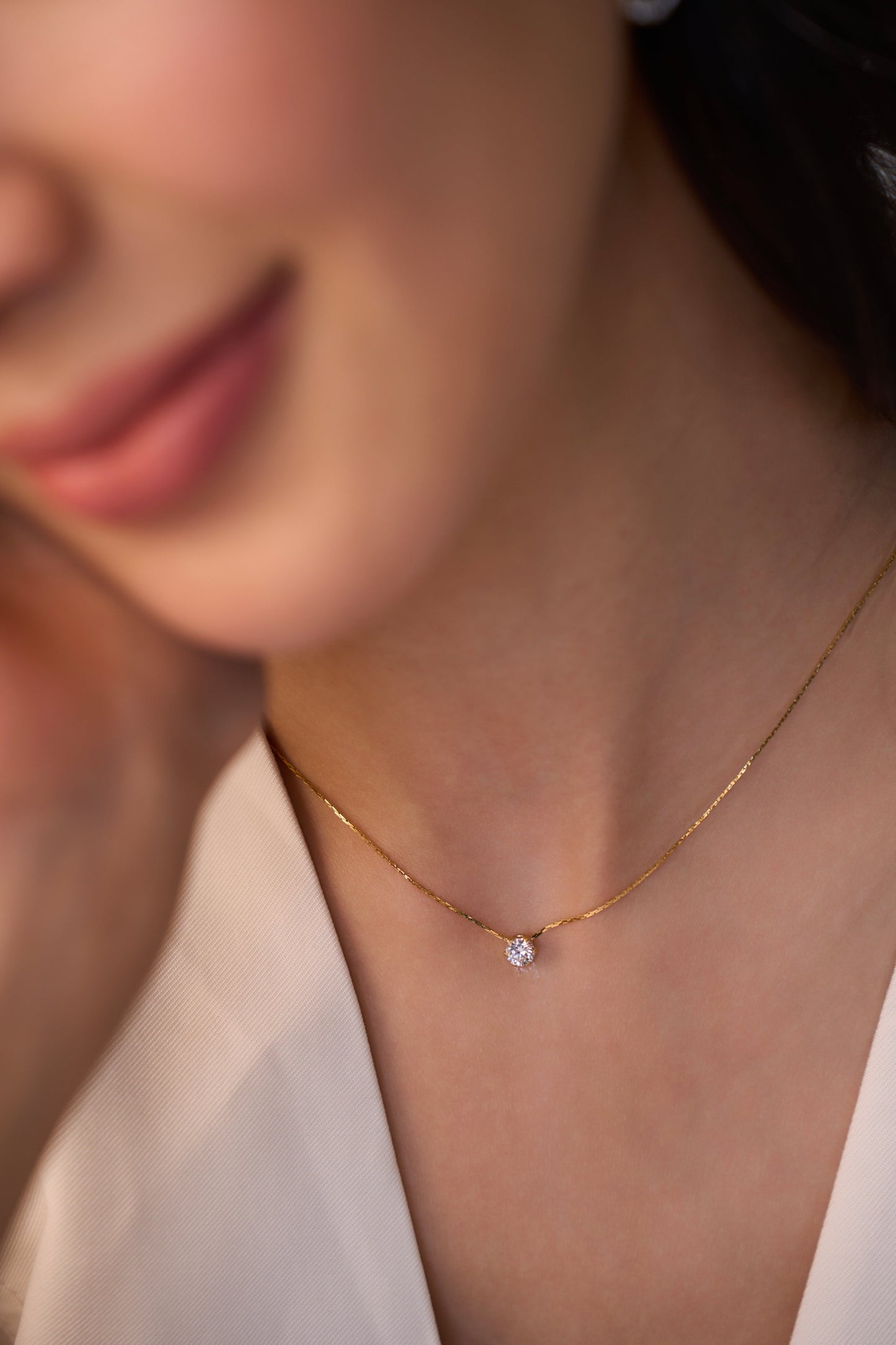 Dainty Diamond Necklace(Pack of 2)- 18K Gold Plated