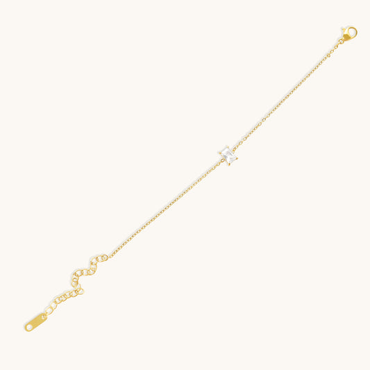 Baguette Bracelet - 18K Gold Plated