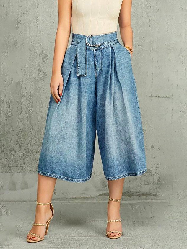 Plain Urban Denim Regular Fit Jeans