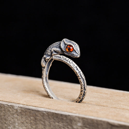 Lizard Gemstone Ring