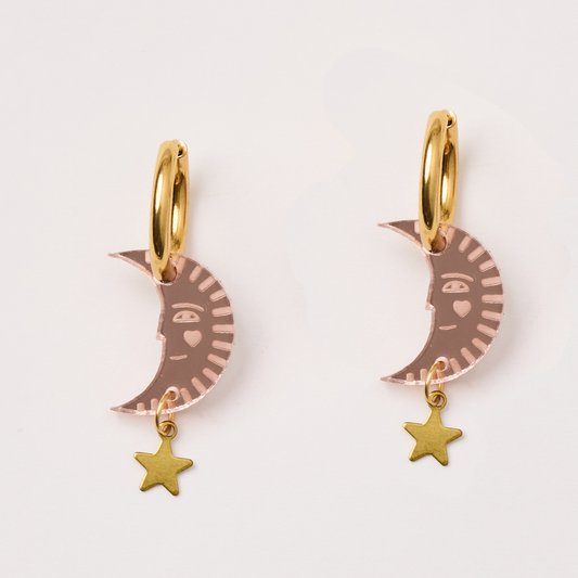 Erma Earrings - Rose