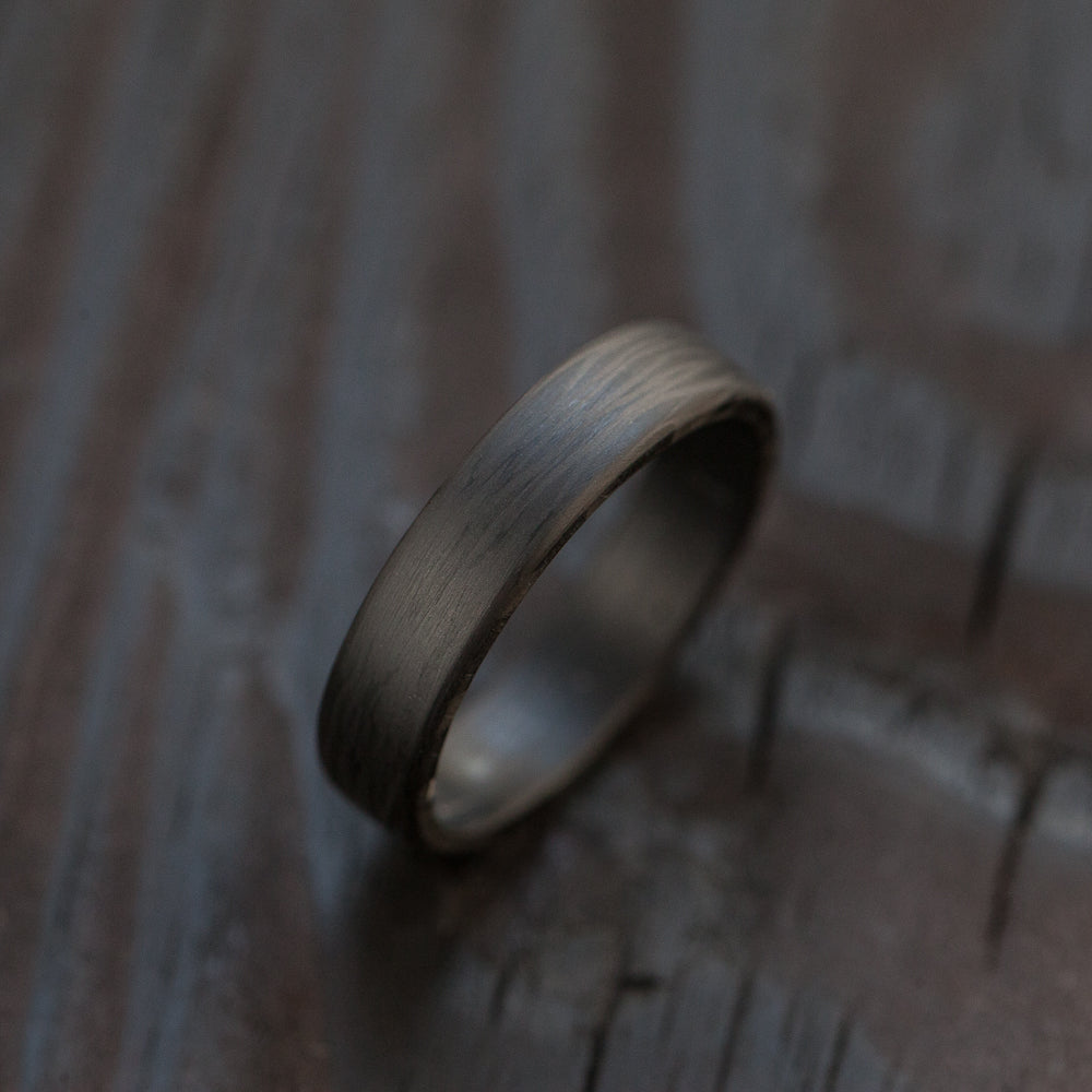 Handcrafted carbon rings