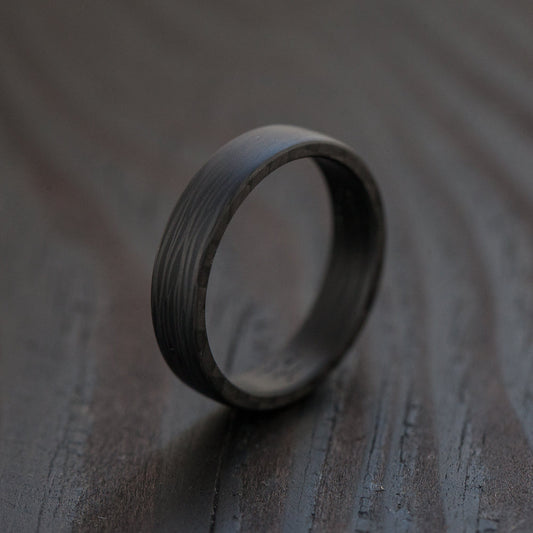 Handcrafted carbon rings