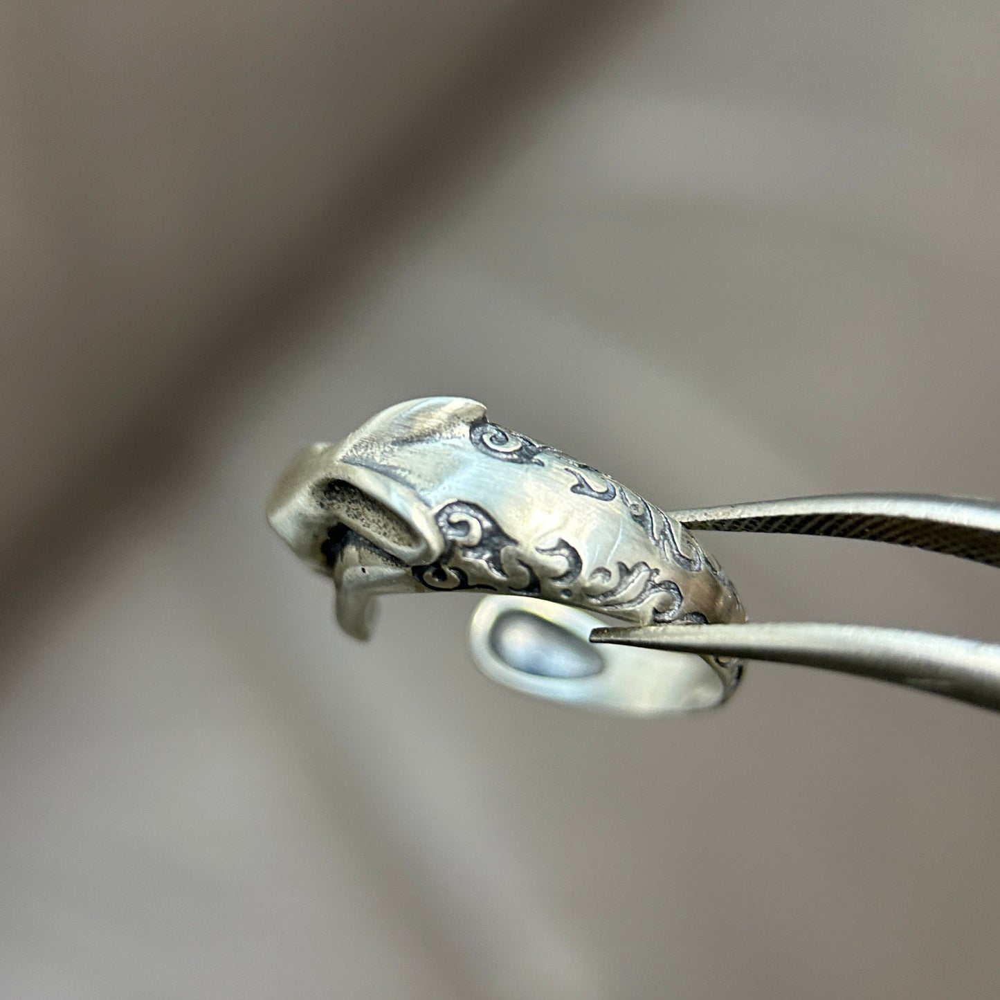 Moonlit Rabbit Ring: Grace in Every Leap