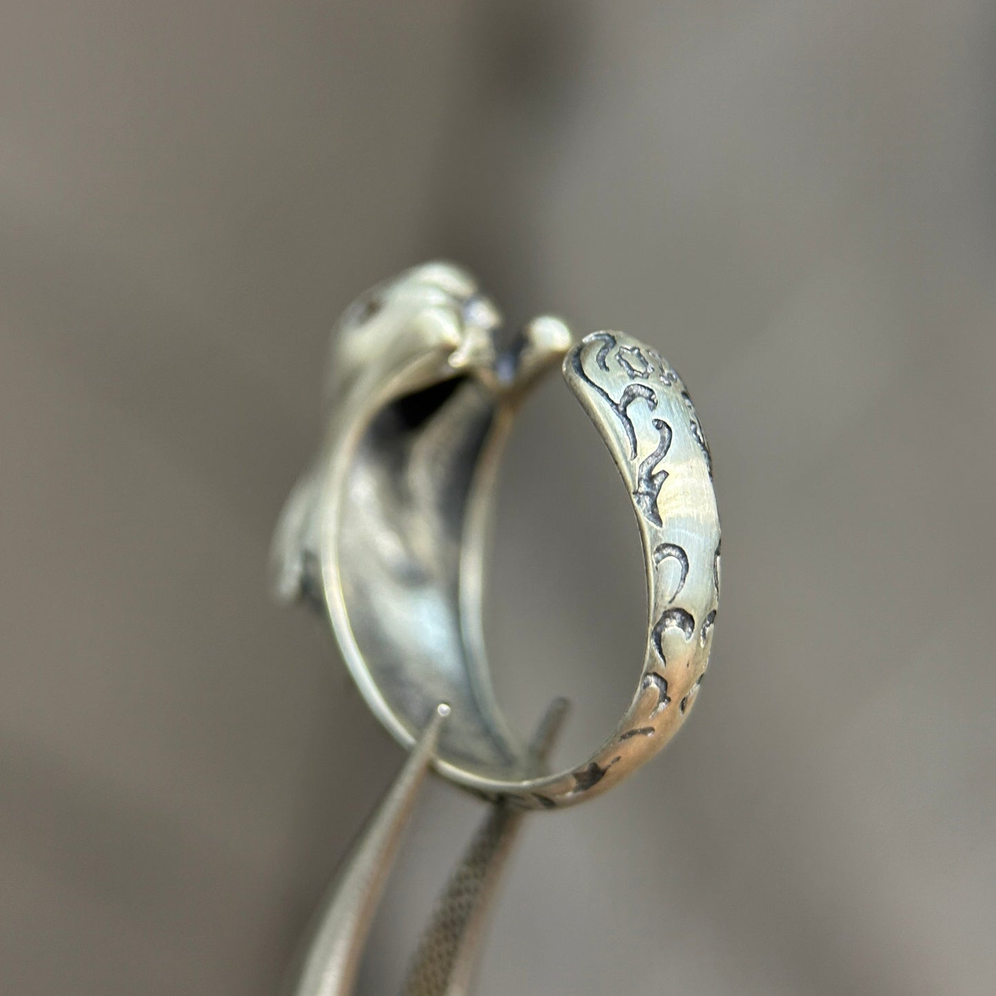Moonlit Rabbit Ring: Grace in Every Leap