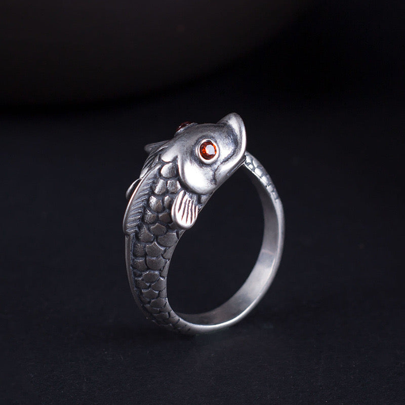 Fortune’s Leap: Koi-Inspired Statement Ring