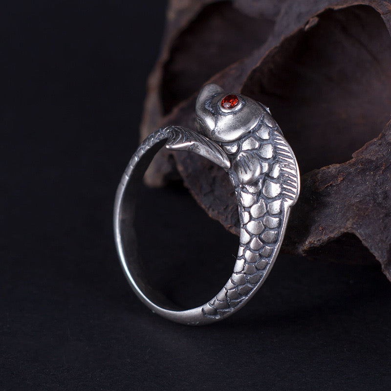 Fortune’s Leap: Koi-Inspired Statement Ring