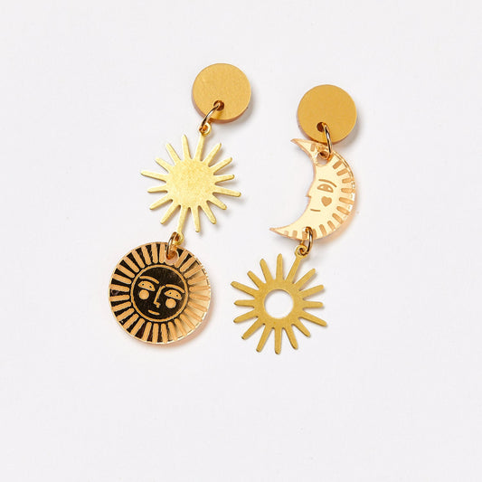 Penny Earrings - Gold