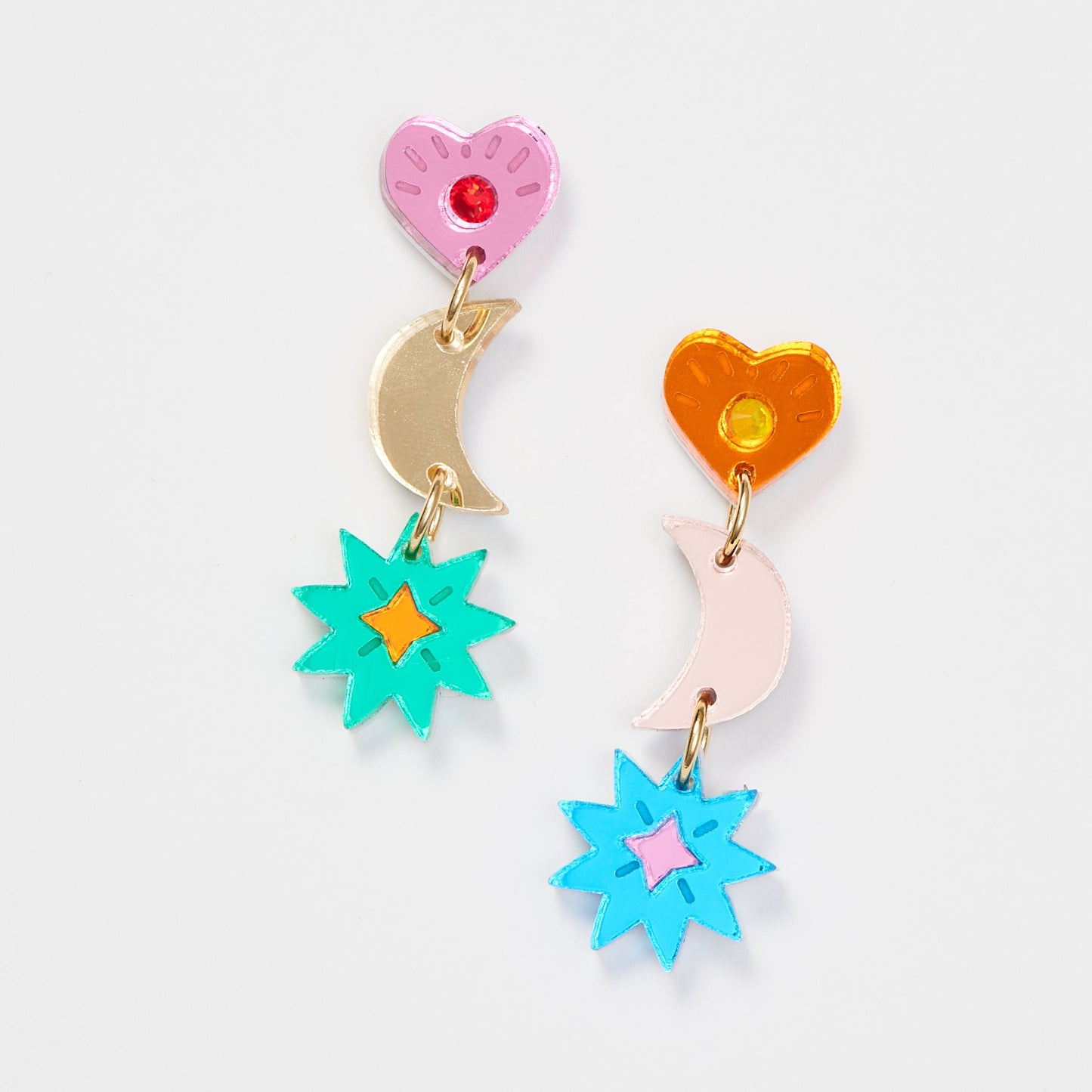 Mia Earrings - Rainbow
