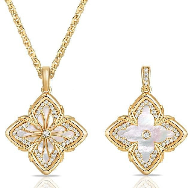 Golden Clover Necklace